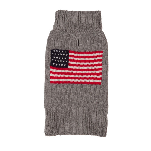 American Flag Dog Sweater