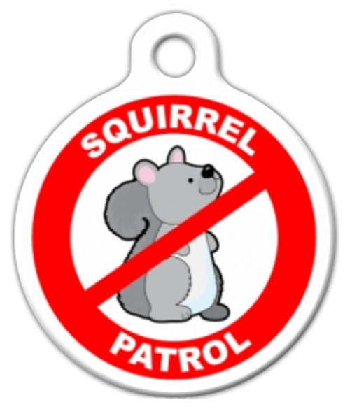 Squirrel Patrol Dog ID Tag