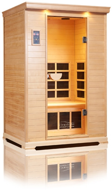 Clearlight Infrared Sauna Nordic Spruce CE-1 for 1 Person + Small Pet 1
