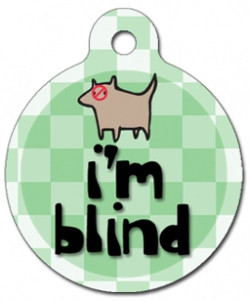 I'm Blind Medical Alert Dog ID Tag I'm Blind Medical Alert Dog ID Tag