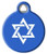 Jewish Star Pet ID Tag