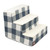 Navy Blue Anderson Check 3 Steps Pet Stairs