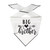 Dog Bandana - Big Brother - White 