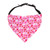 Dog Bandana - Valentines Day Pink Hearts