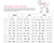 Size chart for Dog Pajamas - Polar Bear Pink