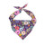 Dog Bandana - Purple Flower