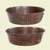 Food and Water Copper Dog Bowls (Set of 2)
