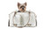 Dog Carrier - Marlee - Ivory Quilted With Snake