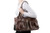 Dog Carrier - Metro Brown Croco with Tassel