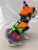 Dog Halloween Costume - Orange Neon Witch