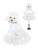 Dog Costume - Wedding Dress Costume