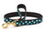 Black Aqua Dot Dog Collar