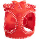 mesh dog harness - Red Polka Dot