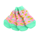 Pairs of  Dog Socks - Non-Skid Pink Pineapple