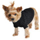 Cable Knit Dog Sweater - Combed Cotton Jet Black