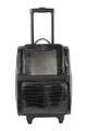 Dog Carrier - Rio Bag On Wheels - Black Croco