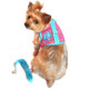 Mesh Dog Harness - Pink and Blue Flip Flop