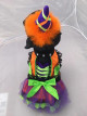 Dog Halloween Costume - Orange Neon Witch