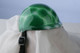 Airbrushed Green Lightning Dog Helmet
