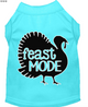 feast mode thanksgiving sleeveless dog tee