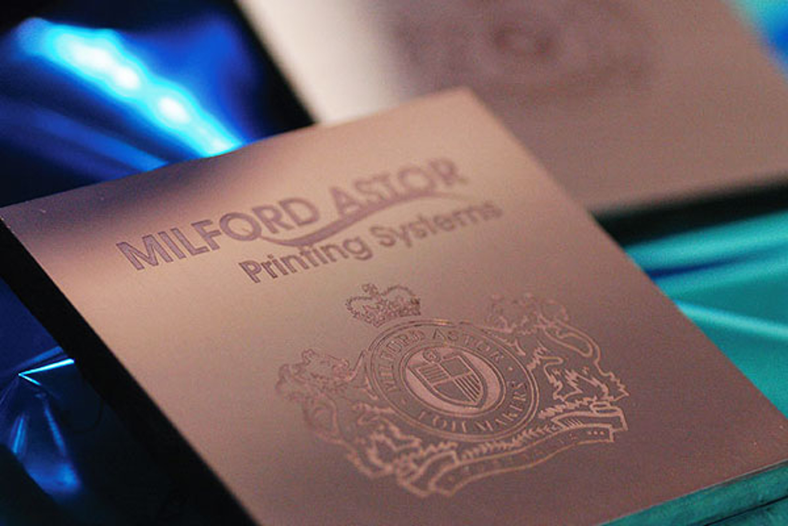 STEEL PAD PRINTING PLATES Milford Astor