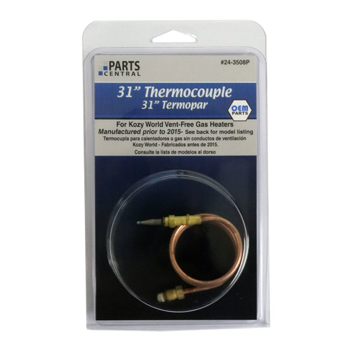 24-3508P 31 Inch Thermocouple for Gas Specific Kozy World, ProCom