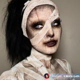 Kingdom Scary Zombie Off White Contact Lenses UGC
