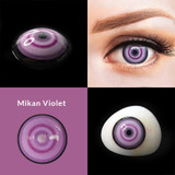 Mikan Violet Contacts | MocoQueen-14.5mm, 3 Months Use