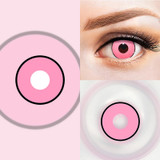 Fancy Rose Pink Corunus Halloween Costume Contacts Sample