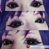 B20 NEW Black Sclera Costume Contacts UGC B20 NEW Black Sclera Costume Contacts UGC