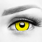 Mad Hatter 17mm Yellow Mini Sclera Halloween Costume Contacts