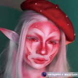 Devil Vampire Red 17mm Mini Sclera Halloween Costume Contacts UGC