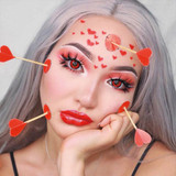 Tokyo Sparkle Red Halloween Costume Contacts UGC