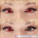 Magic Pop Red Anime Costume Contacts