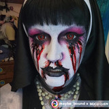 Tokyo N Red 17mm Mini Sclera Halloween Costume Contacts UGC