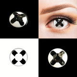 Black Button XX Anime Halloween Costume Contacts Sample