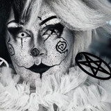 Black Button XX Anime Halloween Costume Contacts UGC