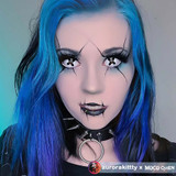 Black Button XX Anime Halloween Costume Contacts UGC