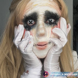 Black Button XX Anime Halloween Costume Contacts UGC
