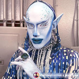 White Out Manson Zombie Contacts UGC