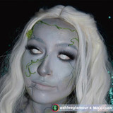 White Blind Super Zombie Cool Contacts UGC