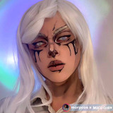White Blind Super Zombie Cool Contacts UGC