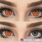 Chainsaw Man Power Red Yellow Costume Contacts (Rx)