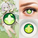 Nahida Clover Green Halloween Costume Contacts