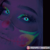 UV Glow Green Halloween Contacts (UV Function) UGC
