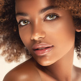 Mystery Luster Brown Designer Contacts Model Pic