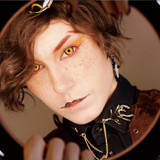 Yellow Wolf Rock Eyes Halloween Costume Contacts UGC