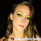 Cyberpunk Edgerunners Rebecca Red Green 17mm Mini Sclera Halloween Costume Contacts UGC