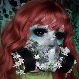 Black Sclera 22mm Contacts (Full Eye) UGC
