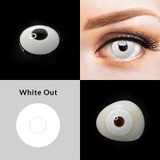 White Out Demon Zombie Crazy Contacts Sample
